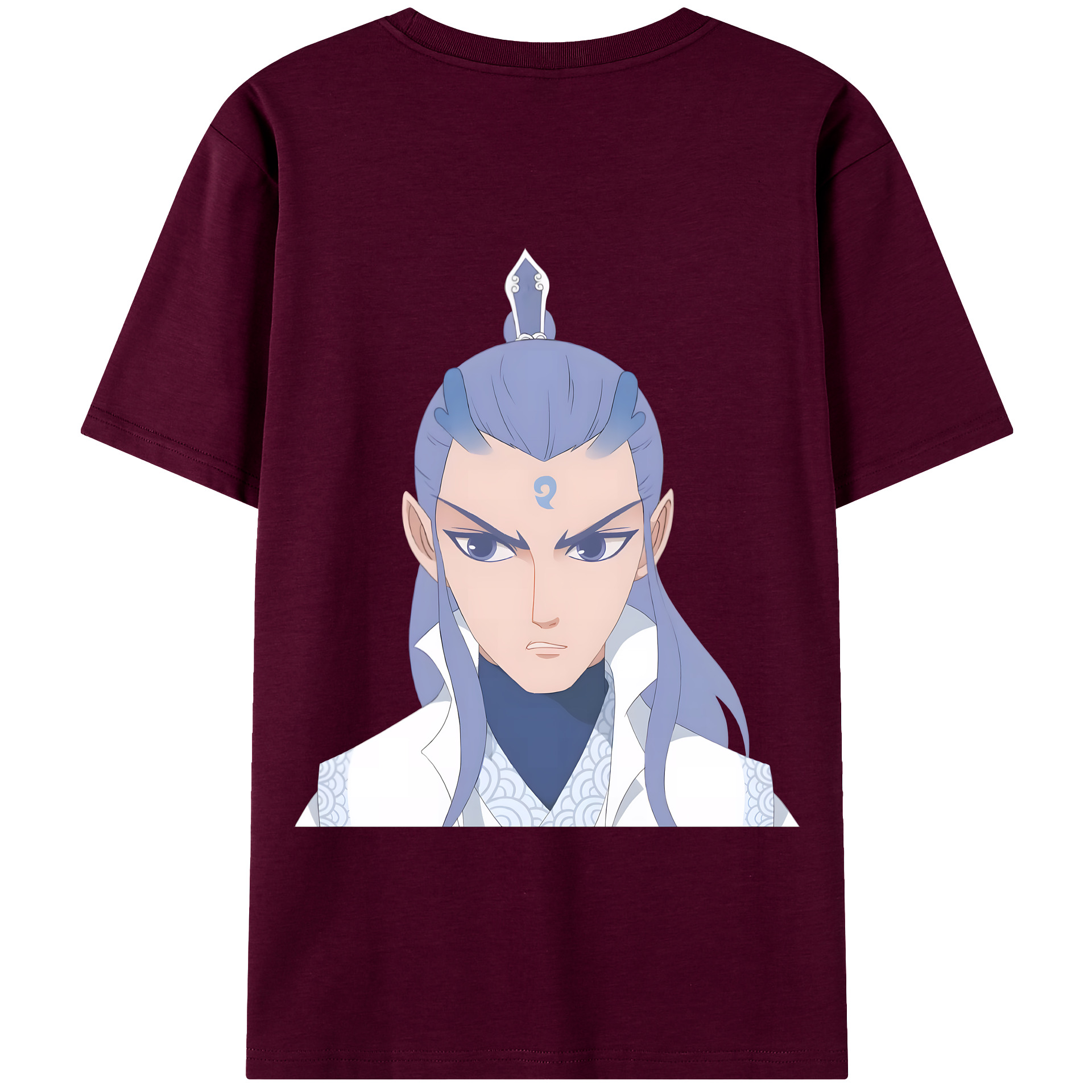 （画像用） Ne Zha 2 ナタ 魔童の大暴れ レディース半袖Tシャツ(バックプリント)